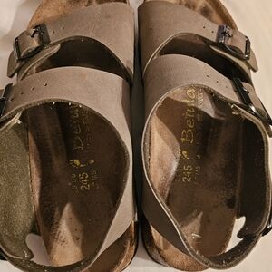 Birkenstock Betula 2-Strap Sandals - Tan -Ladies 7 Men 5